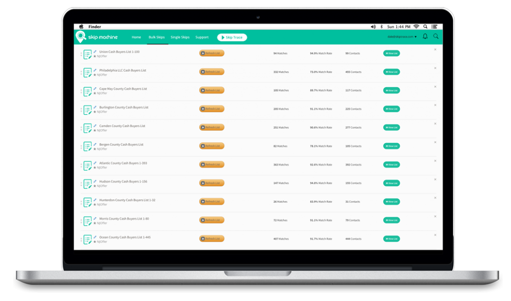 Skip Machine 1 Skip Tracing Service Hands Down Use